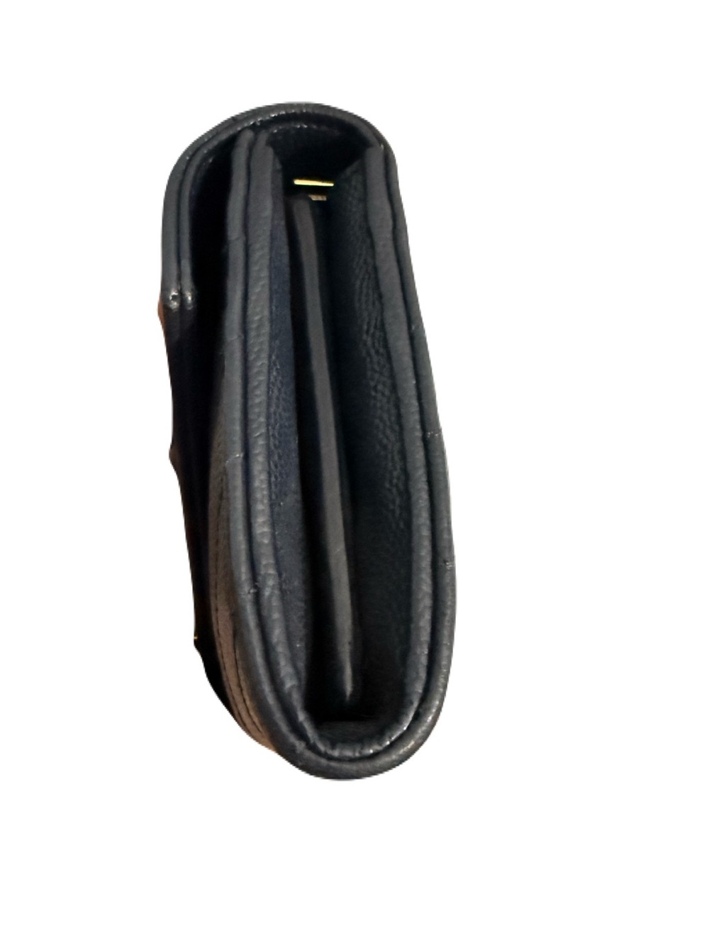 Saint Laurent Black Quilted Leather Wallet with Gold YSL Emblem - Picture 5 of 11